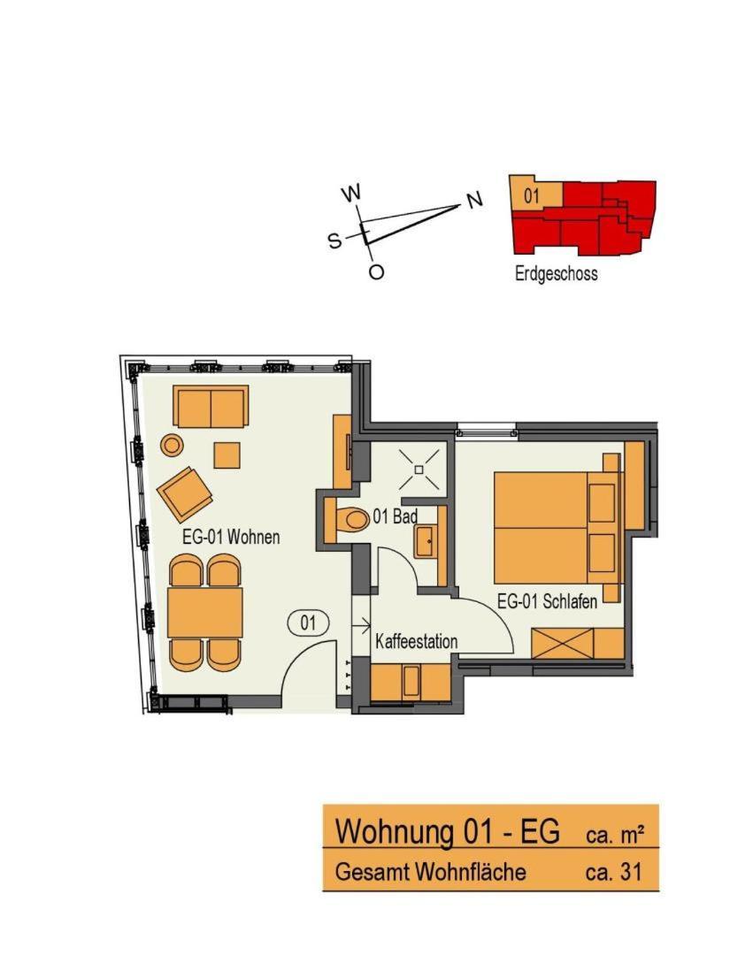 Woge2 Appartement 1 Borkum Luaran gambar